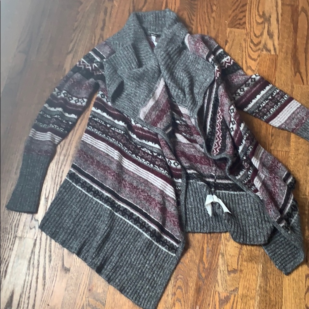Super cozy wrap sweater